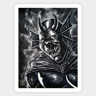 Etrigan "Gone Gone The Form O' Man" portrait (original) Sticker